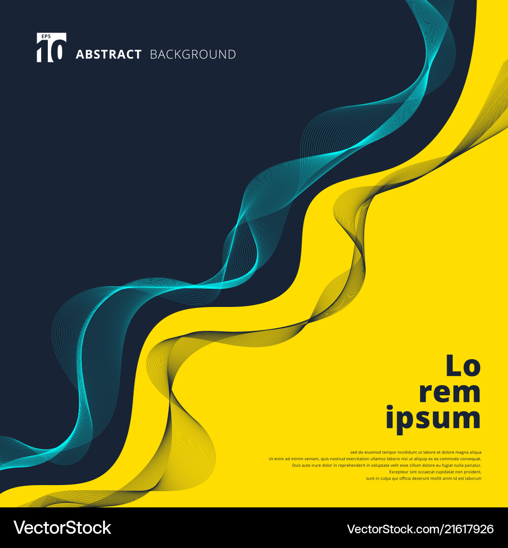 Dynamic Curve Abstract Background vector image