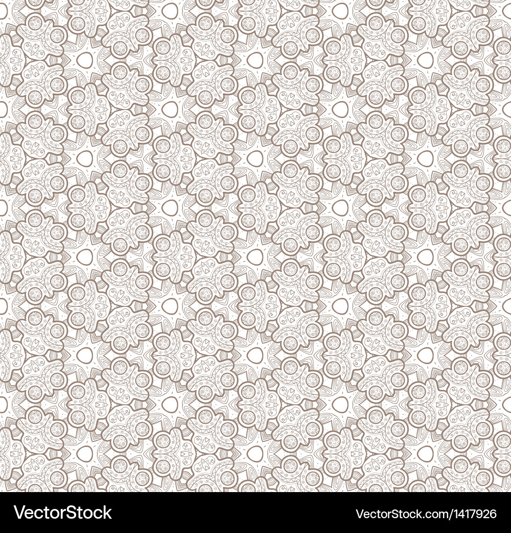 Seamless pattern with trees Vector Image