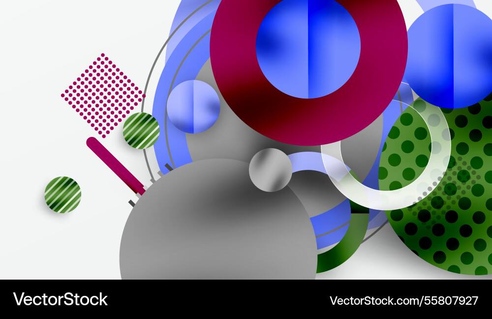 Abstract circle design with overlapping Abstract circle design with overlapping vector image