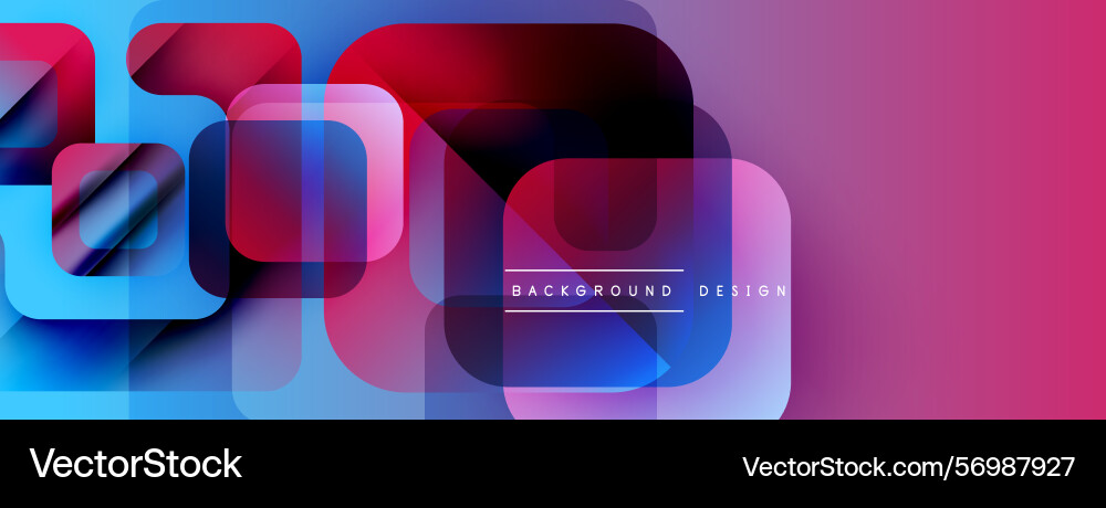 Abstract geometric shapes overlap creating Abstract geometric shapes overlap creating Vector Image