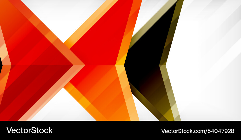 Abstract background color triangles and arrows Abstract background color triangles and arrows Vector Image