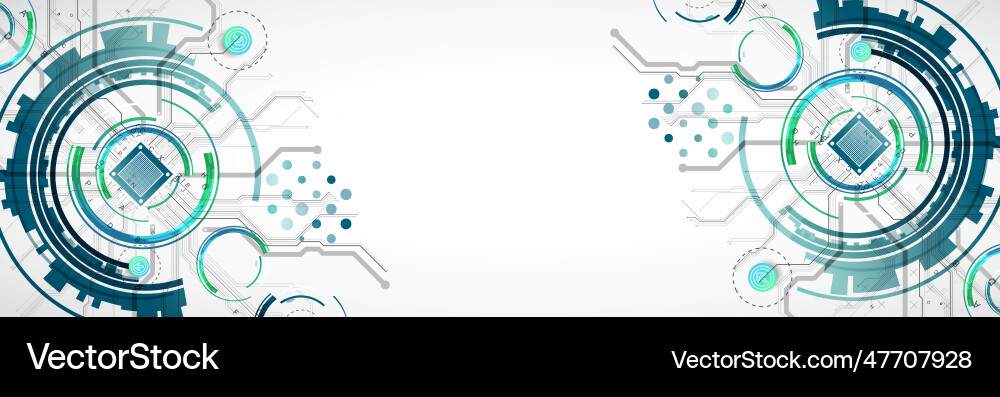 Abstract background on technological Vector Image