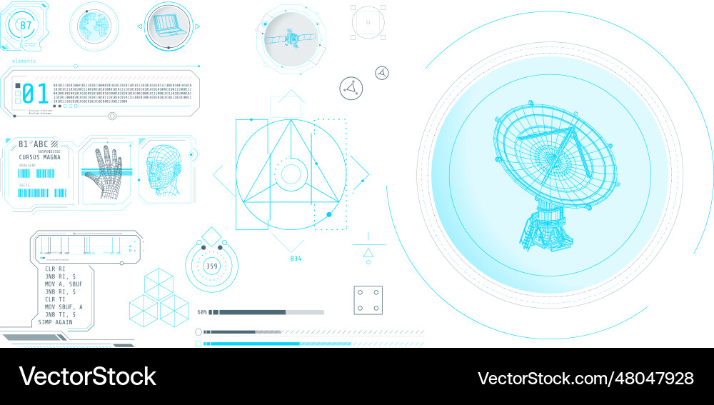 Design elements for infographic of data Design elements for infographic of data vector image