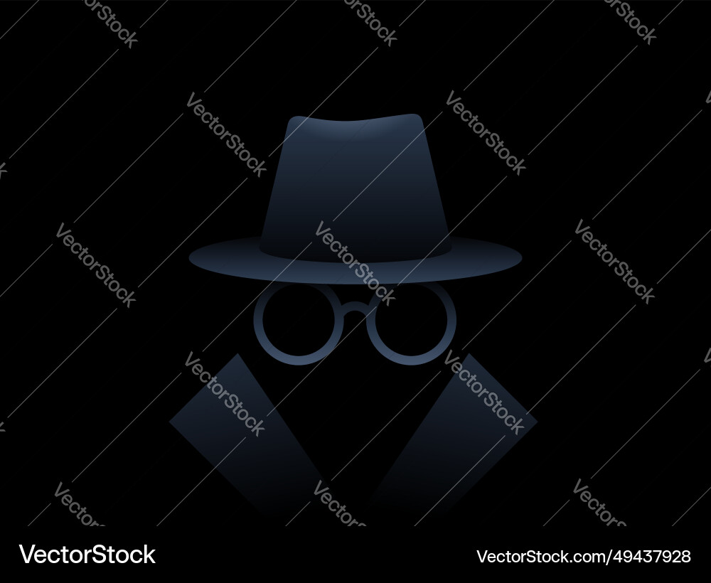 Incognito mode - private browsing in internet Incognito mode - private browsing in internet vector image