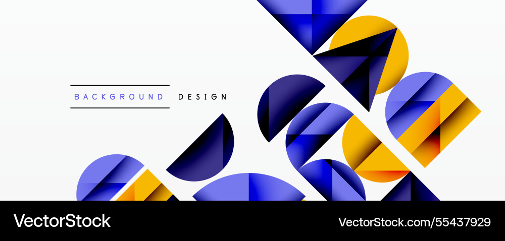 Abstract geometric background with layered Abstract geometric background with layered Vector Image