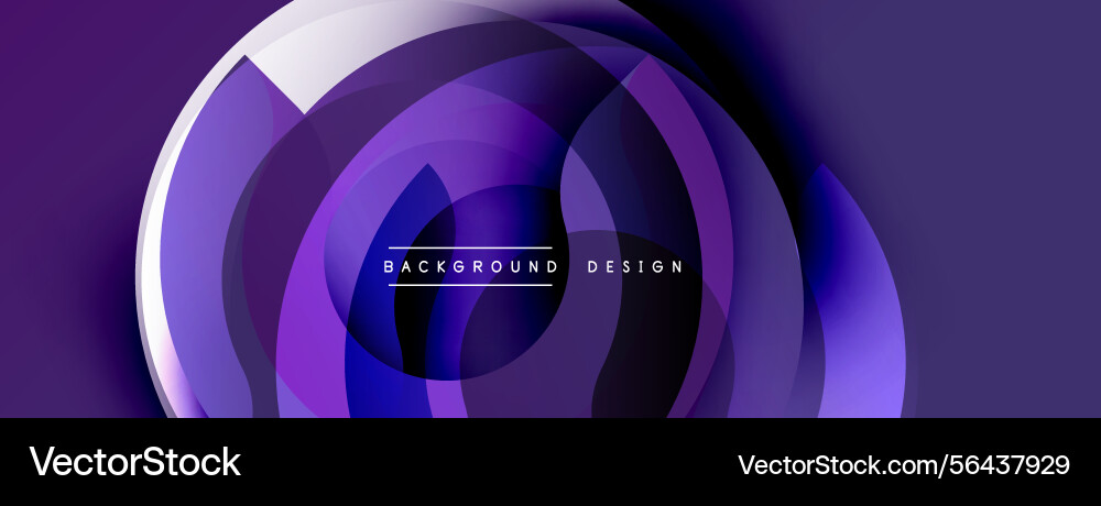 Abstract purple layers create circular design Abstract purple layers create circular design vector image