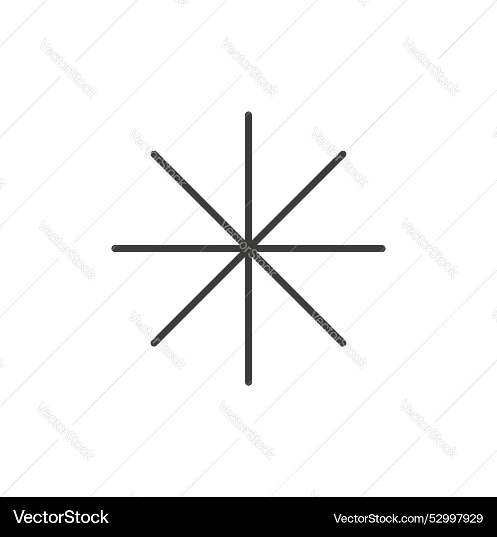 Asterisk icon set password or passcode Asterisk icon set password or passcode vector image