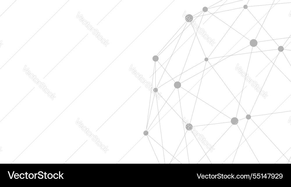 Technology abstract background dots connected Technology abstract background dots connected vector image