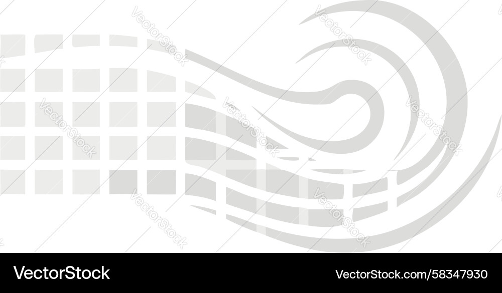 Dynamic Wave Grid Pattern Vector Image