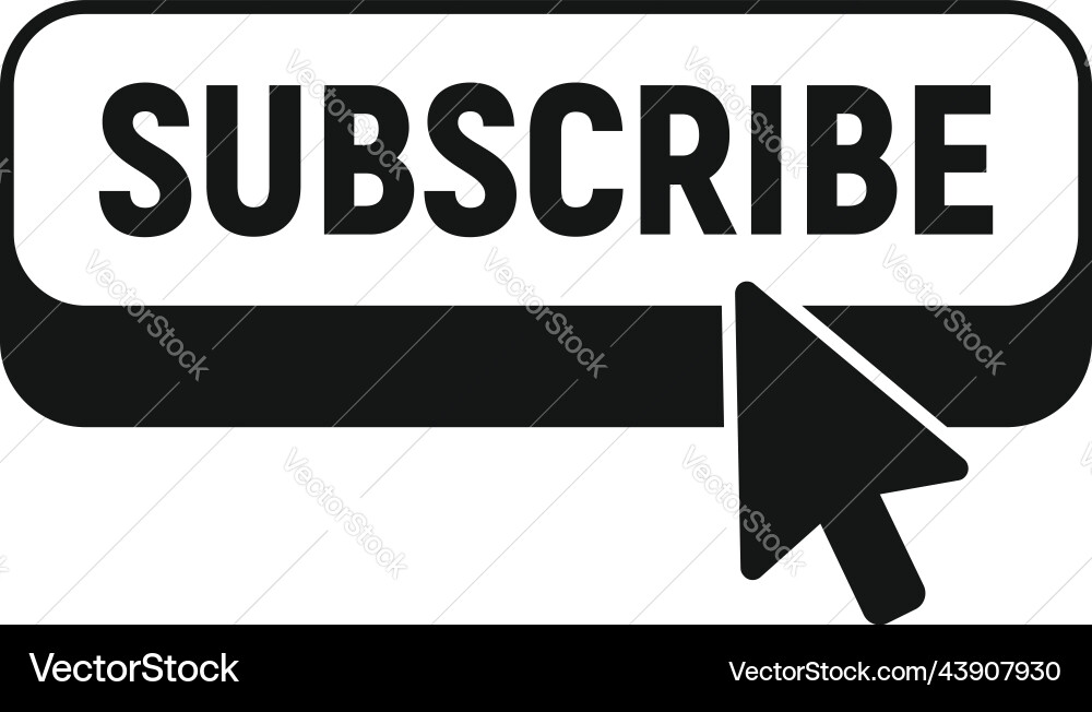 Fast subscribe icon simple sound interface Fast subscribe icon simple sound interface vector image