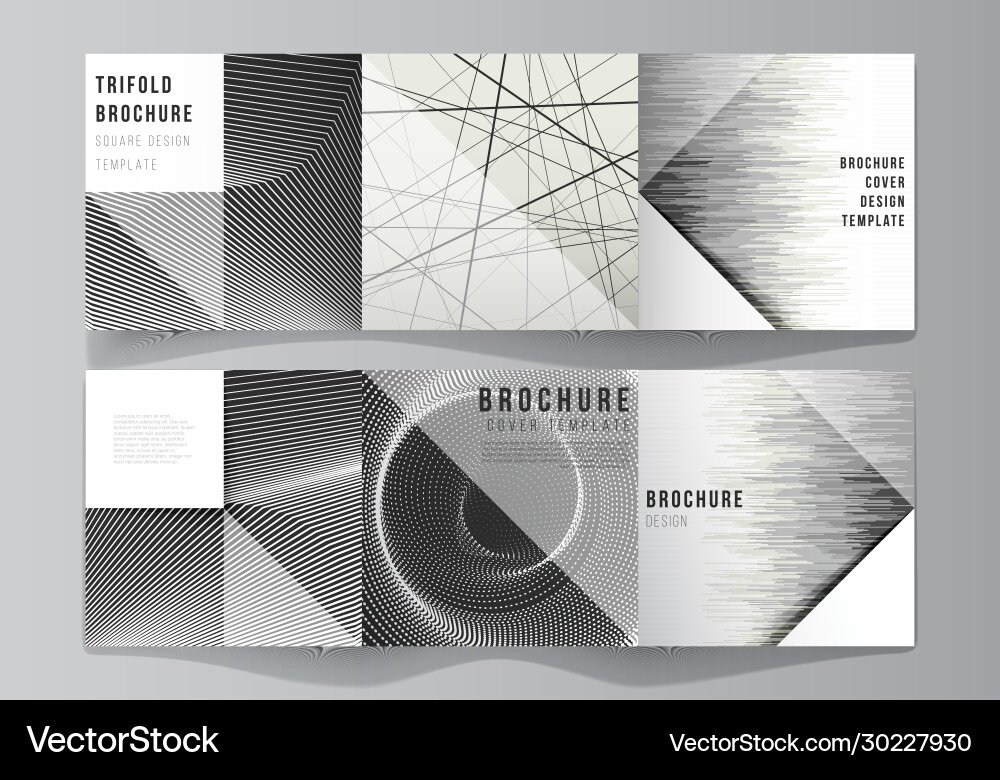 Layout square format covers design Layout square format covers design vector image