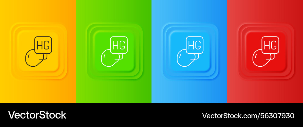White drop of mercury icon isolated on colorful White drop of mercury icon isolated on colorful vector image