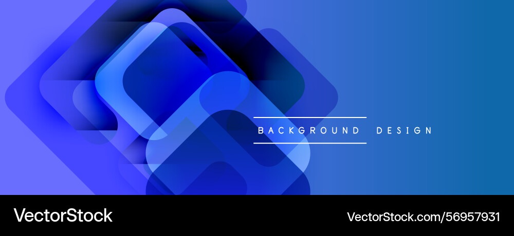 Abstract blue layers create dynamic visual effect Vector Image