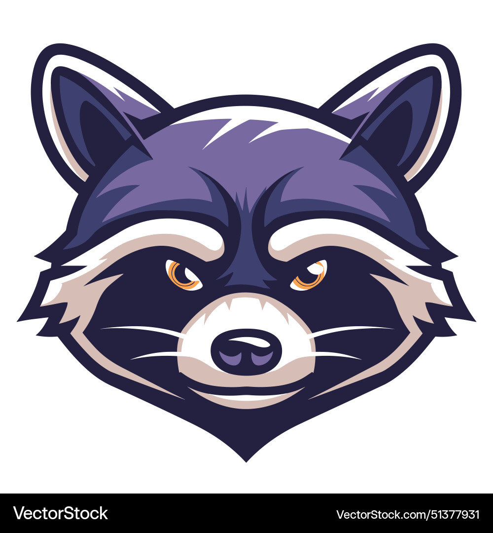 Esport Logo Waschbär-Symbol Aufkleber logotype Esport Logo Waschbär-Symbol Aufkleber logotype vektorbild
