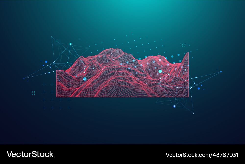 Modern square science or technology elements Modern square science or technology elements vector image