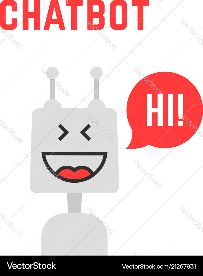 Silver simple chatbot robot like assistant Silver simple chatbot robot like assistant vector image