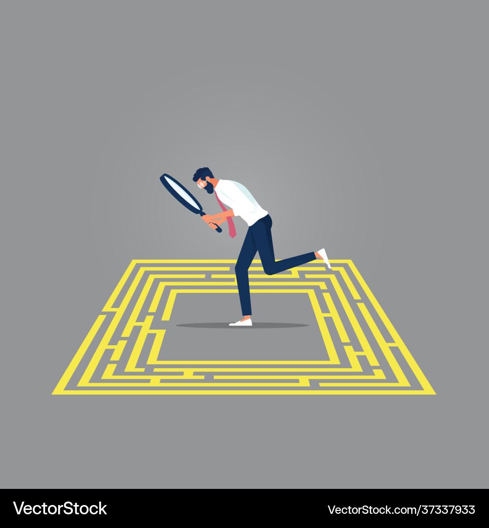 Challenge and solution concept-solve problem Challenge and solution concept-solve problem vector image