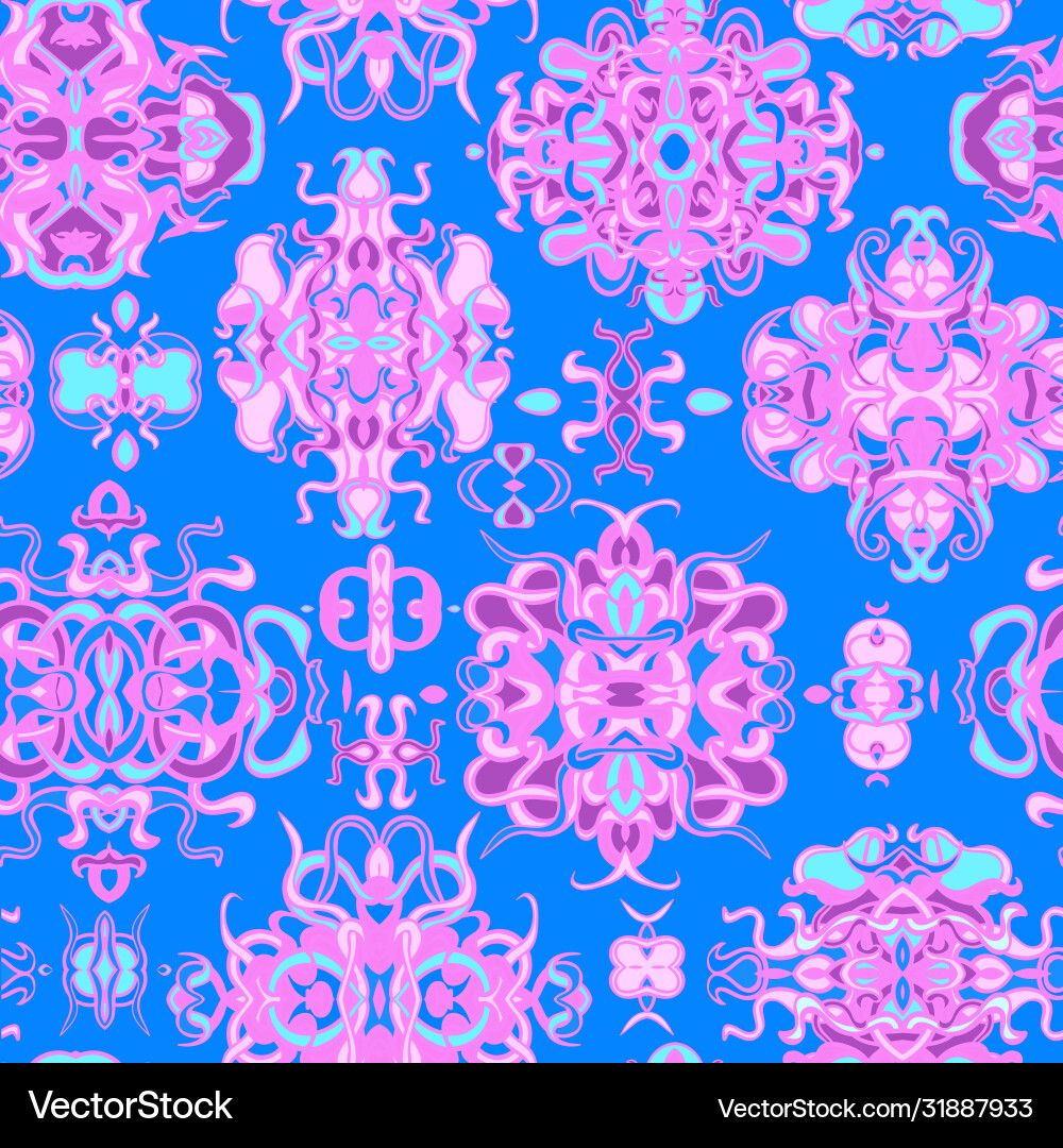 Seamless pattern with colorful abstract shape Seamless pattern with colorful abstract shape vector image