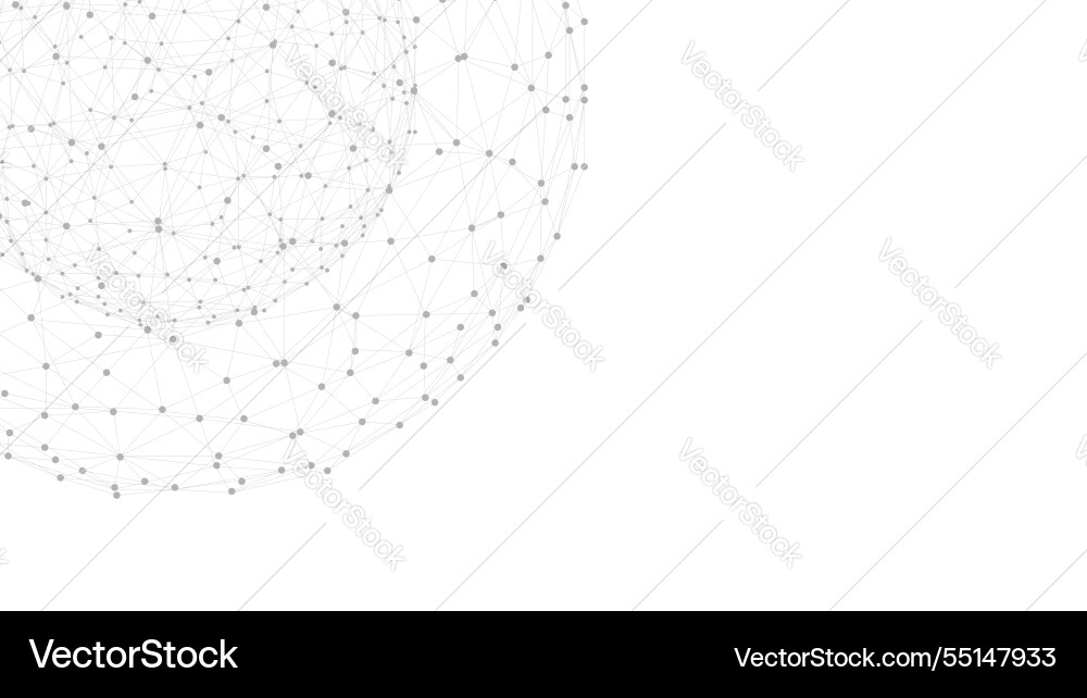 Technology abstract background dots connected Technology abstract background dots connected vector image