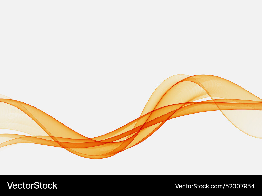 Abstract wave design element in yellow color Abstract wave design element in yellow color Vector Image