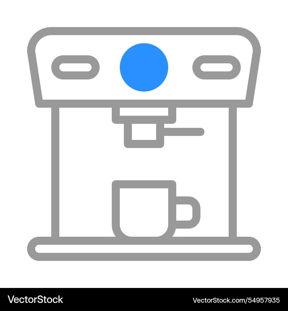 Coffee machine icon modern coffee maker Royalty Free Vector