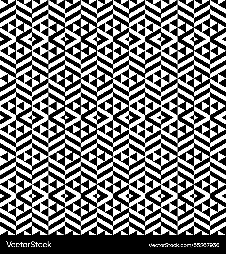 Abstract geometric seamless pattern background vec Vector Image