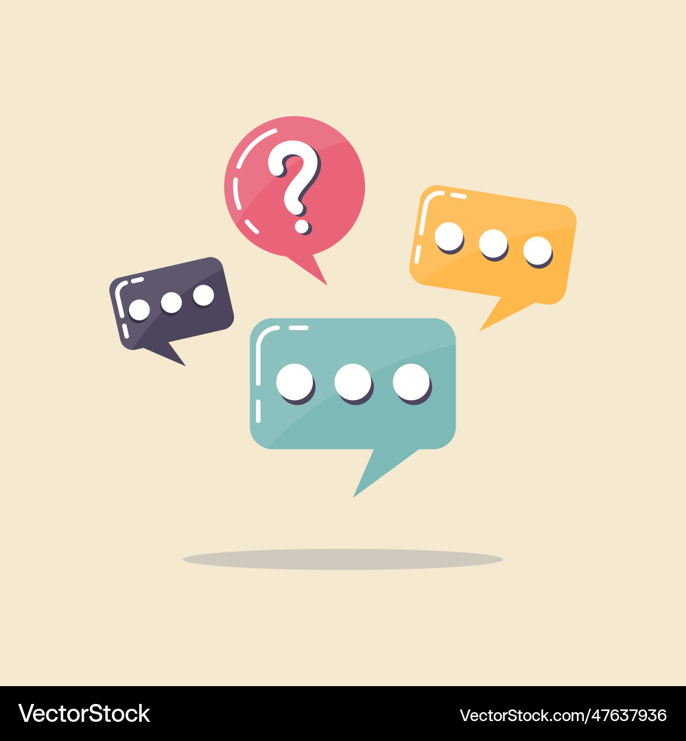 Speech bubble with question mark icon Speech bubble with question mark icon vector image