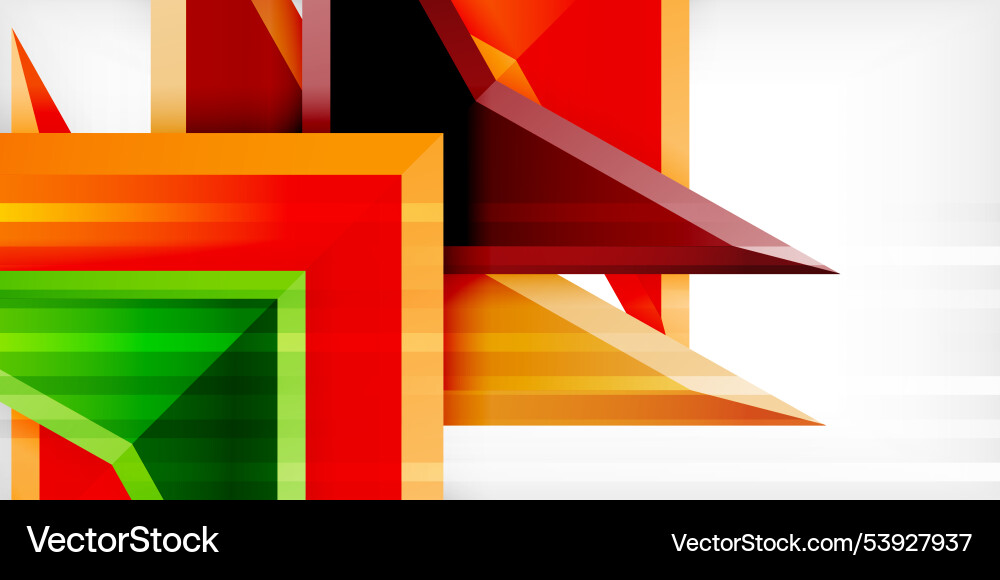 Abstract background color triangles and arrows Abstract background color triangles and arrows Vector Image