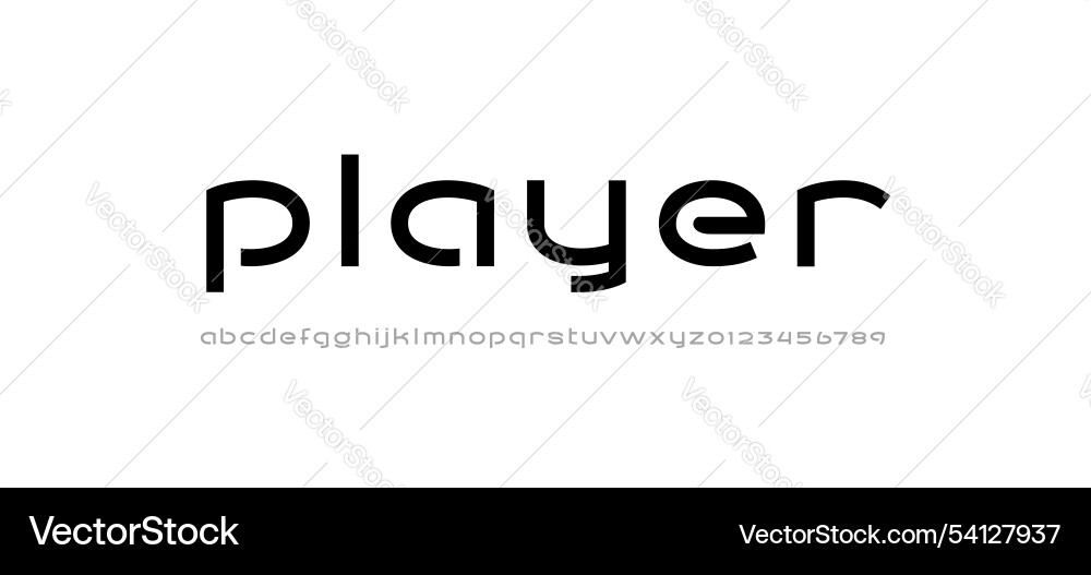 Tech digital font cyber alphabet made future Tech digital font cyber alphabet made future vector image