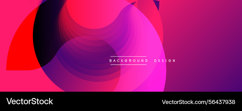 Abstract vibrant layers create dynamic Abstract vibrant layers create dynamic vector image