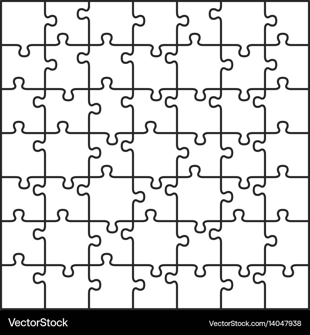 Puzzle Pattern vector image