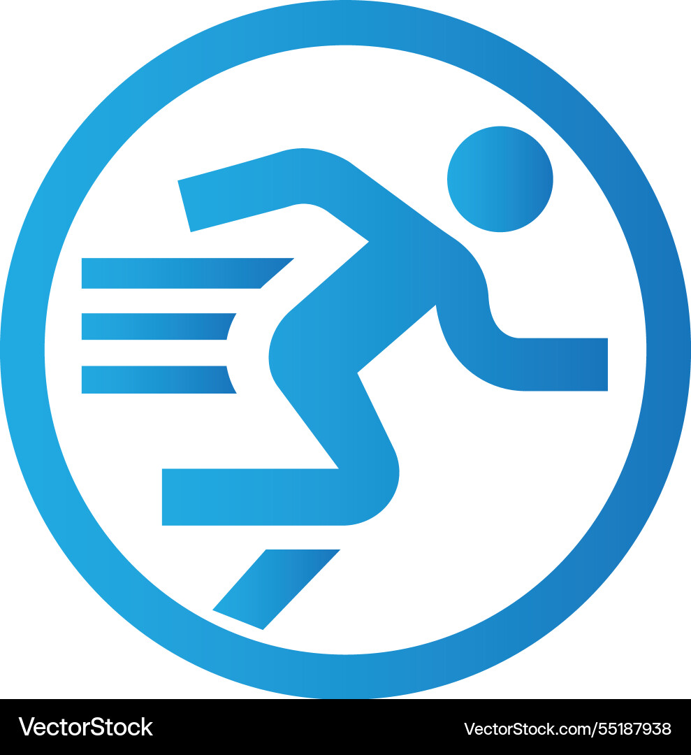Running icon symbol design Vector Image