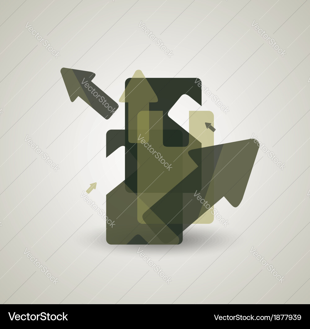 Abstract background with colorful transparent Vector Image