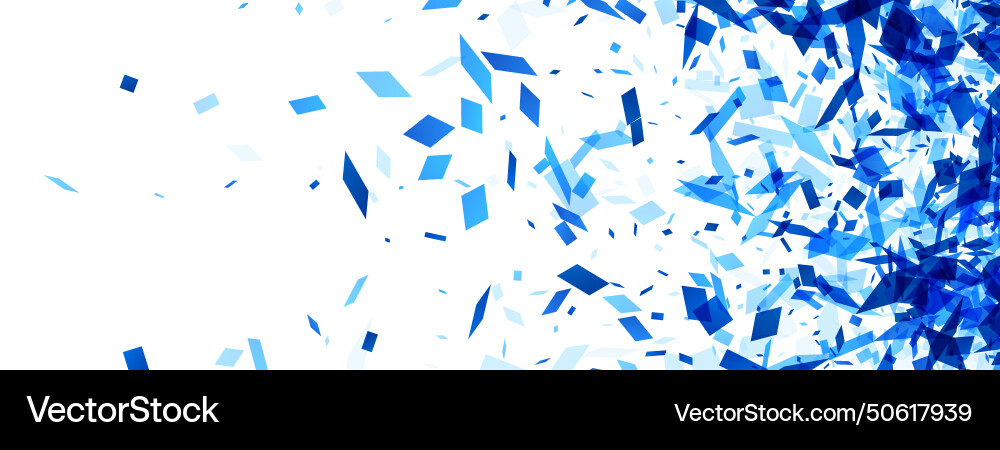 Blue shards dynamic swirl Blue shards dynamic swirl Vector Image