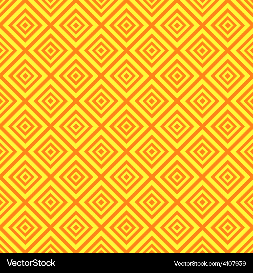 Geometric Orange & Yellow Pattern Royalty Free Vector
