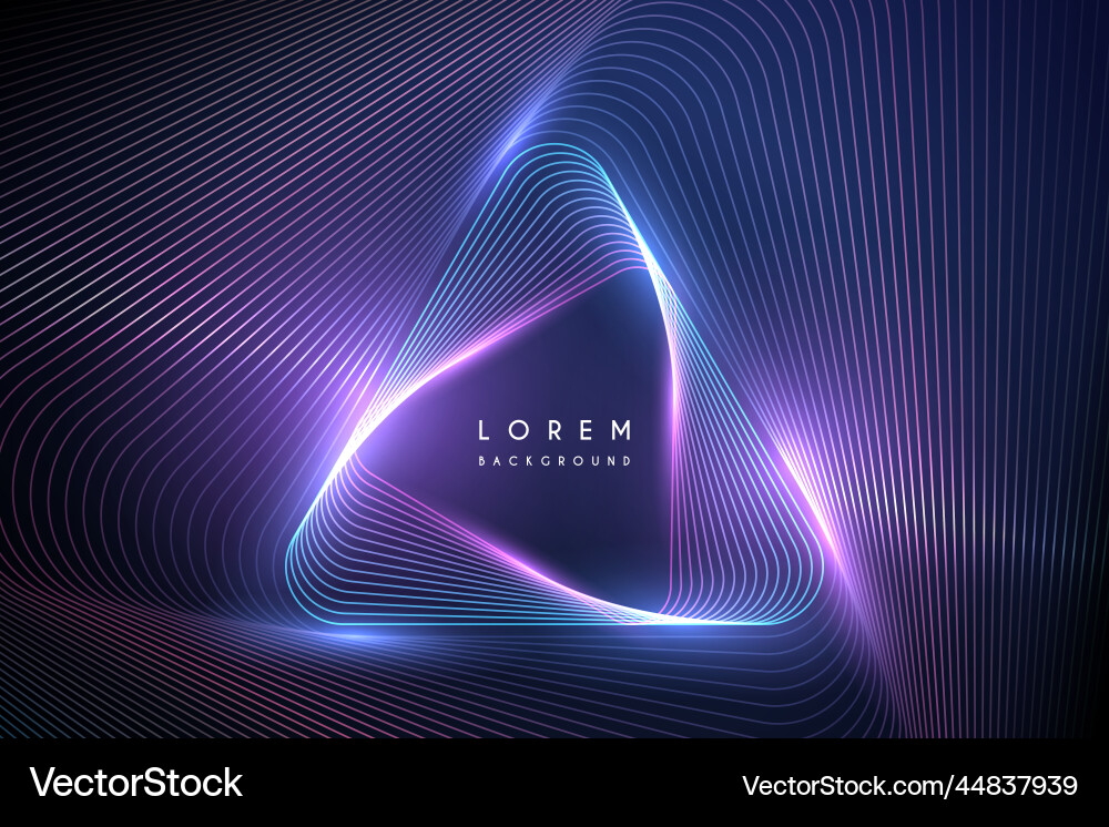 Neon Color Line Abstract Background vector image
