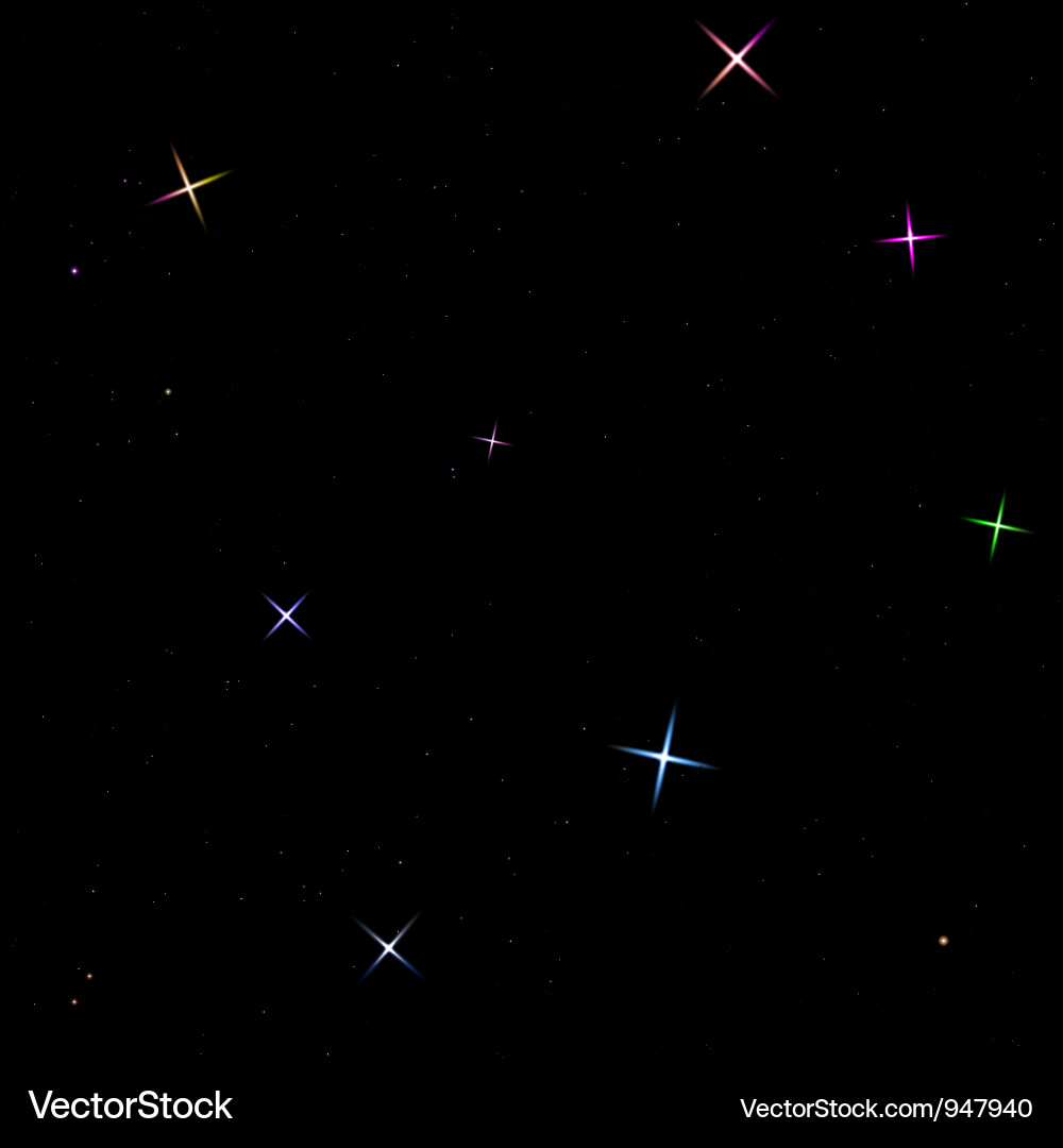 Galactic Space Background Vector Image