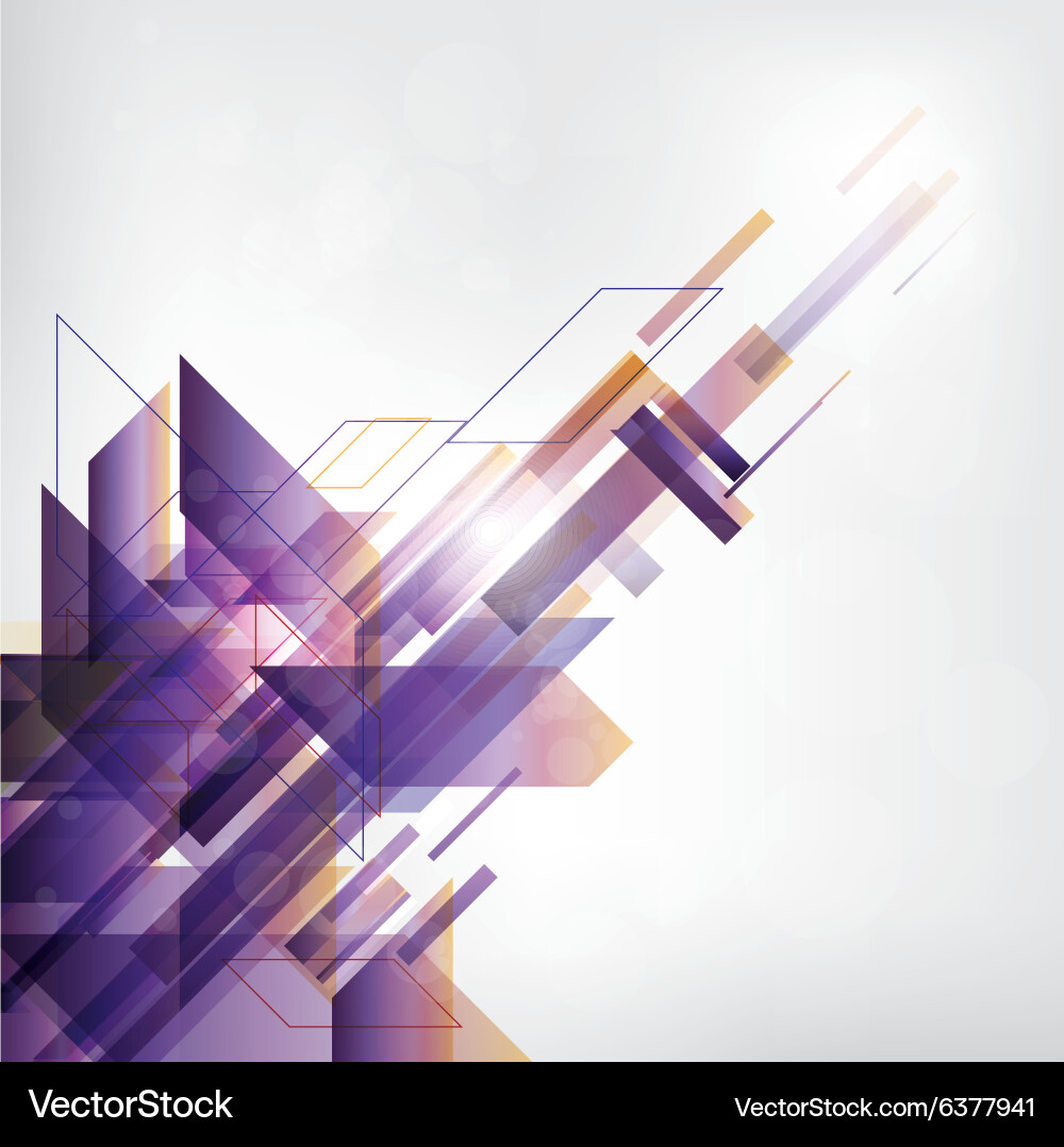 Abstract background with colored elements vector image