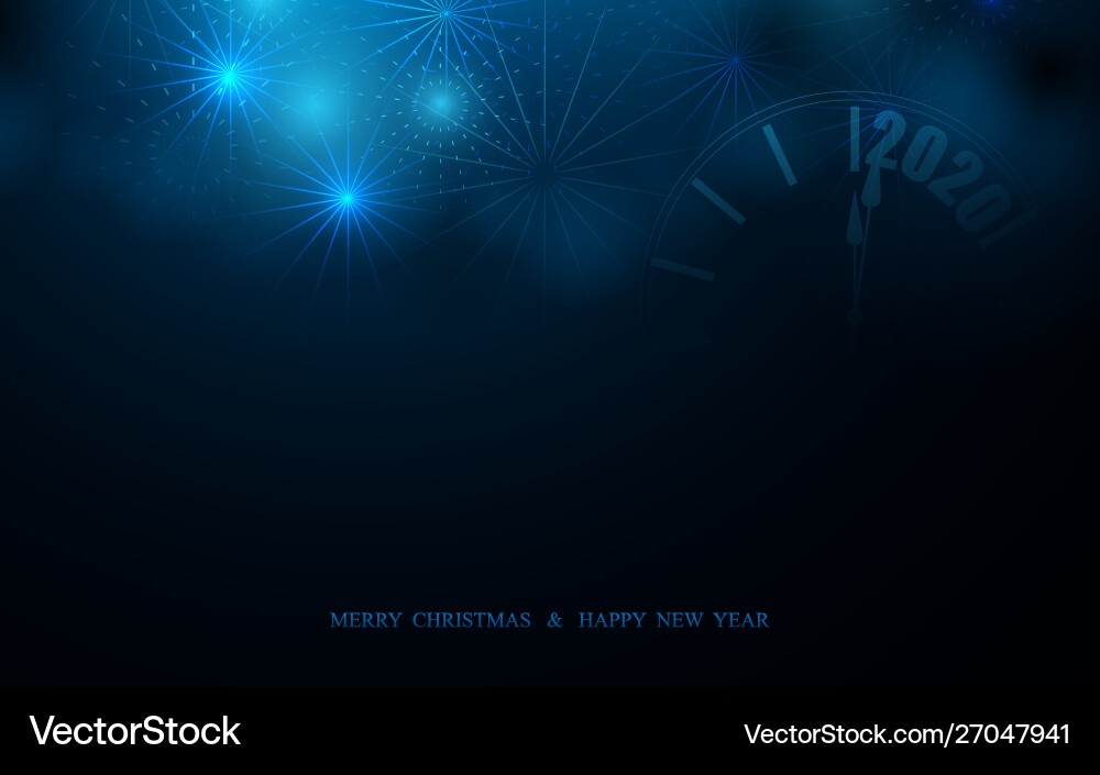 Abstract colored firework with retro style clock Abstract colored firework with retro style clock vector image