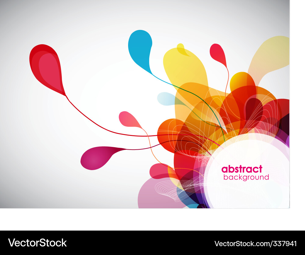 Colorful Abstract Background Vector Image