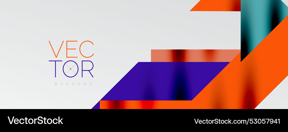 Dynamic lines and triangles Vector Image