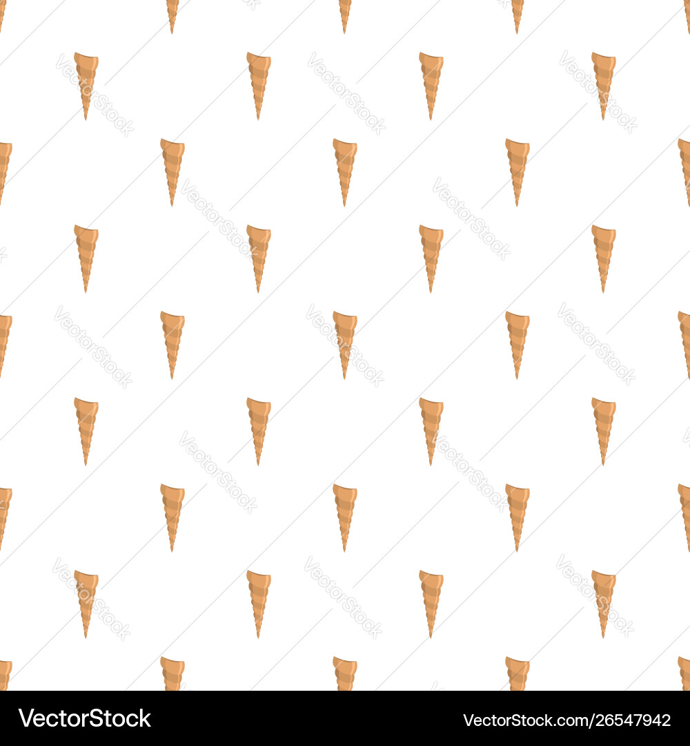 Long shell pattern seamless vector image