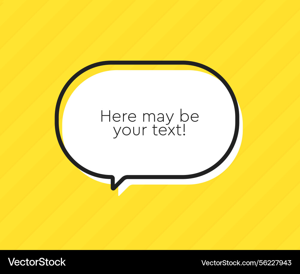 Speech bubble space for quote text frame message Speech bubble space for quote text frame message vector image