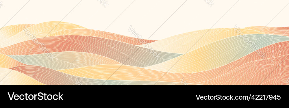 Abstract Curve Pattern Background vector image