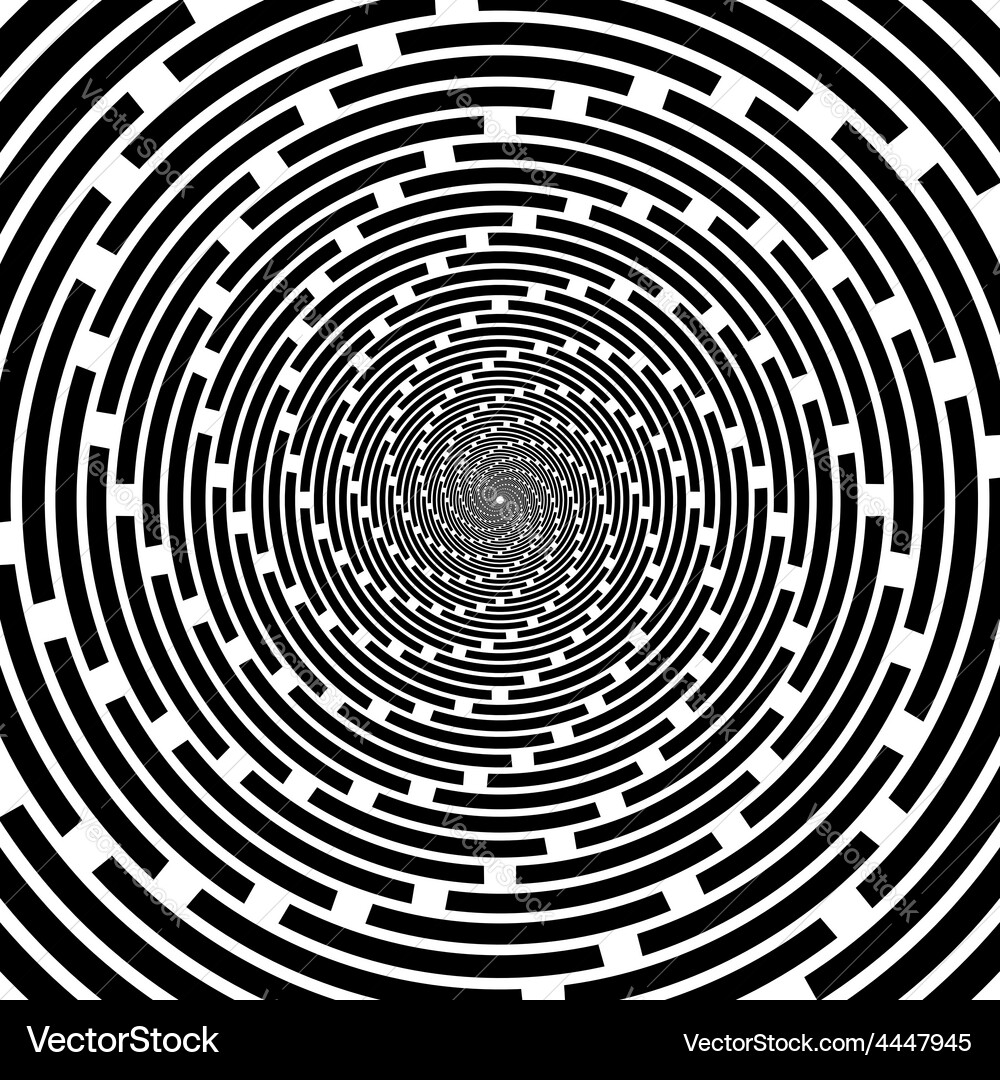 Design Spiral gestreifter Hintergrund Vektorbild