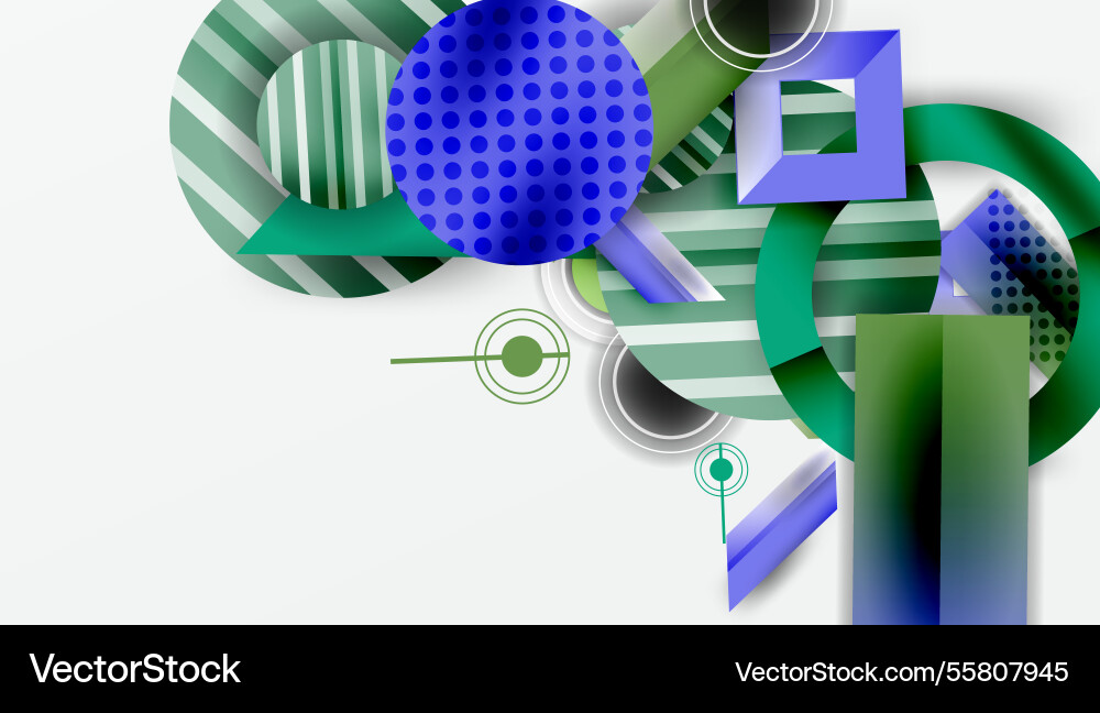 Dynamic complex geometric abstract background Dynamic complex geometric abstract background vector image