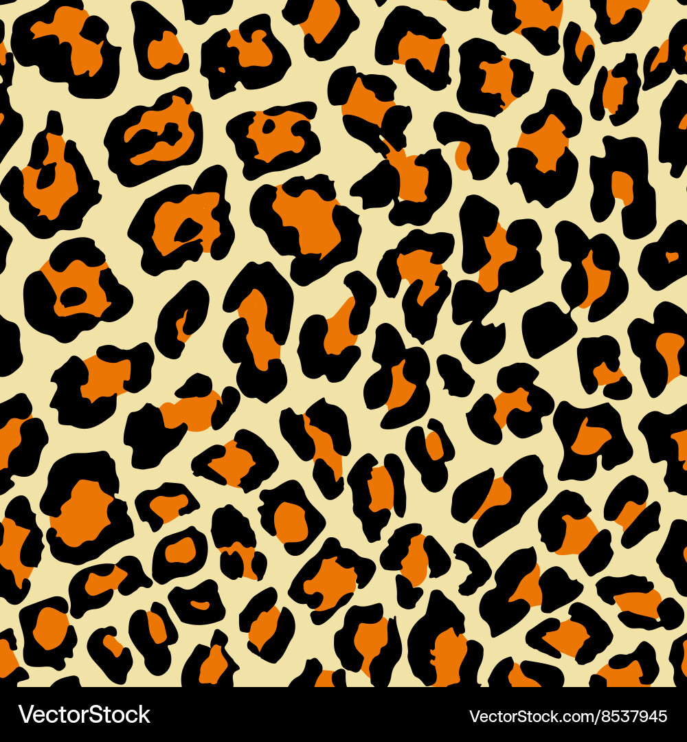 Leopard Print Pattern vector image