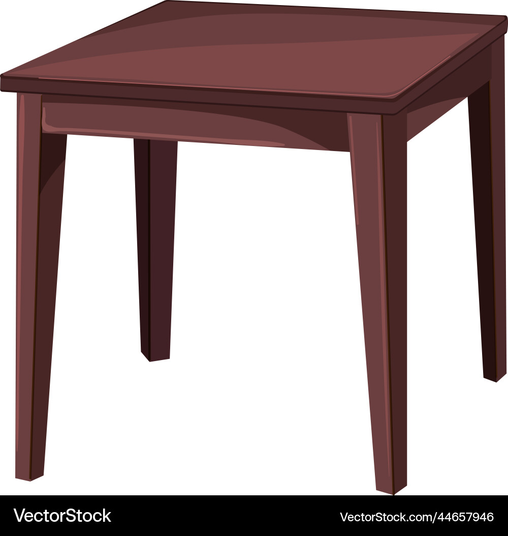 House table dining cartoon Royalty Free Vector Image