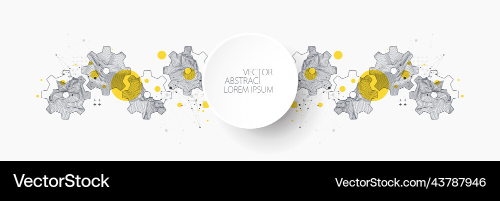 Modern science or technology abstract background Modern science or technology abstract background vector image