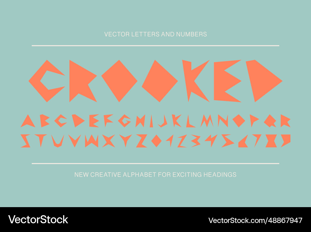 Gekühlte kreative Schrift trendy englisches Alphabet Gekühlte kreative Schrift trendy englisches Alphabet vektorbild
